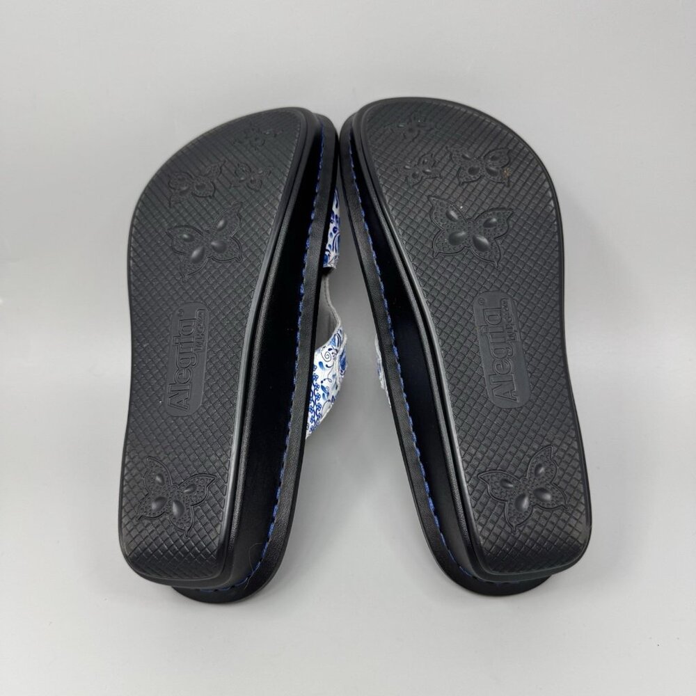ALEGRIA Peggy Womens Floral Pattern Platform Slides Sandals Size US 8 Size 38 EU - Picture 7 of 7